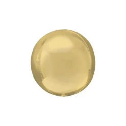 Folieballon ORBZ - Hvid Guld Bold 1 stk. (uden emballage)