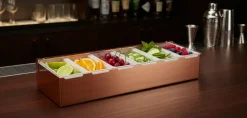 Frugt dispenser kobber - 6 rum
