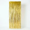 Frynsedørgardin guld 90x240 cm