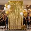 Frynsegardin B&C mat guld 100 x 200 cm