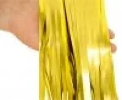 Frynsegardin B&C mat guld 100 x 200 cm
