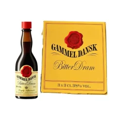 Gammel Dansk Bitter Dram 3x FL 3