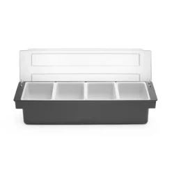 Garnitureholder med 4 beholdere