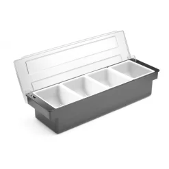 Garnitureholder med 4 beholdere