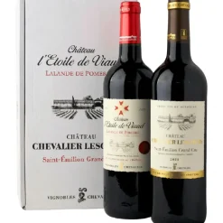 Gaveæske 2 fl. - Viaud og Lescours Pomerol