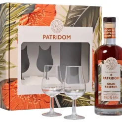 Gaveæske Patridom Grav Reserve m 2 glas FL 70