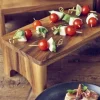 Genware Akacietræ Buffet Riser GN 1/4 10cm (H)