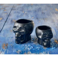 Genware Cast Iron Effect Skull Tiki Krus 80 cl / 28,15 oz