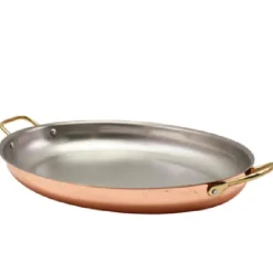 GenWare Copper Plated Oval fad 37,5 x 26 cm