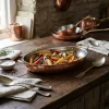 GenWare Copper Plated Oval fad 34 x 23 cm