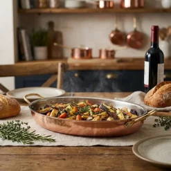 GenWare Copper Plated Oval fad 34 x 23 cm