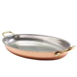 GenWare Copper Plated Oval fad 34 x 23 cm