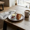 GenWare Kava White Stentøjs rå vægmonteret præsentationstallerken 18 cm