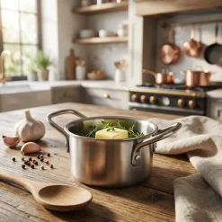 GenWare Mini Stainless Stålkasserolle 8,6 x 4,7 cm