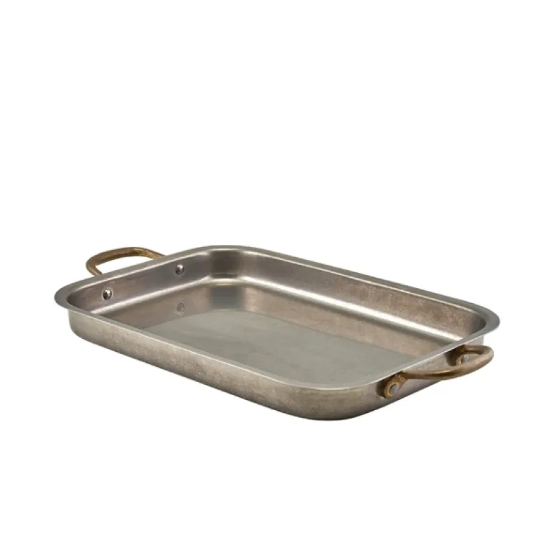 GenWare Vintage Steel Dyb bakke 33 x 23,5 cm