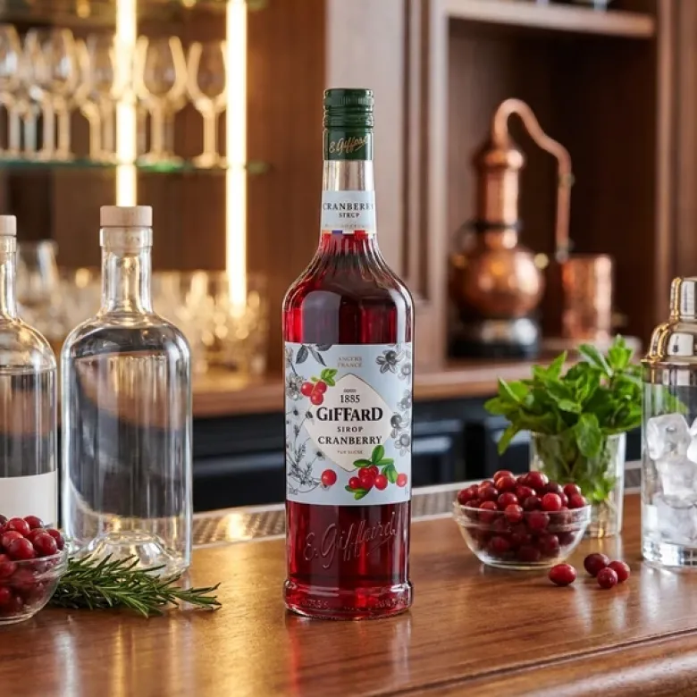 Giffard Syrup Tranebær FL 100