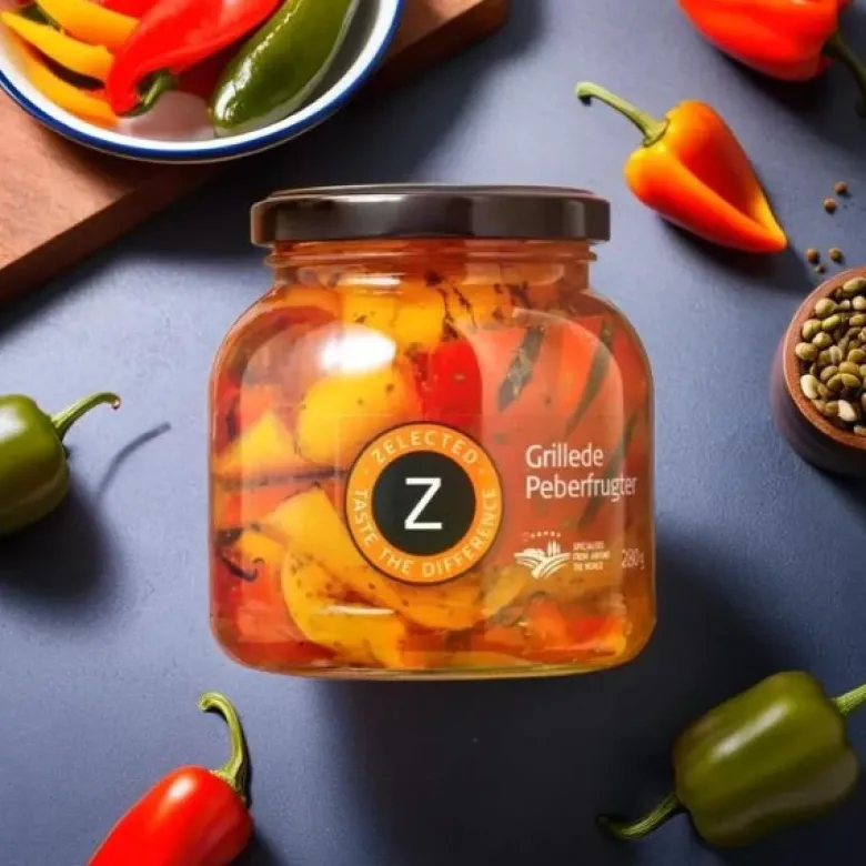 Grillede Peberfrugter Zelected 280g