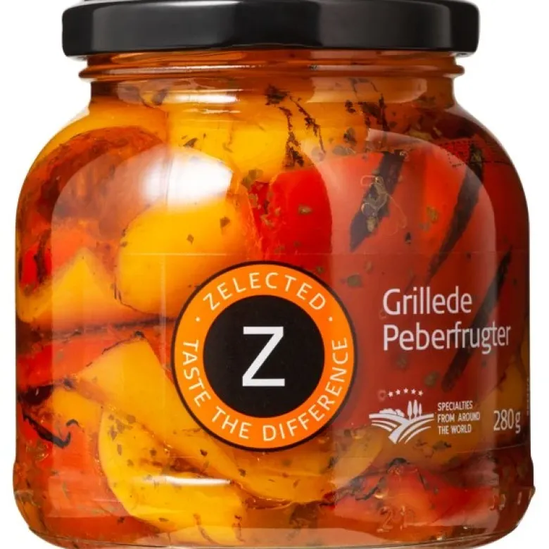Grillede Peberfrugter Zelected 280g