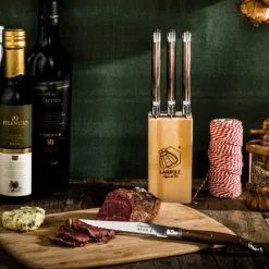 Grillknive Laguiole Mørkt Træ SÆT 6 SdV