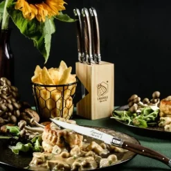 Grillknive Laguiole Mørkt Træ SÆT 6 SdV