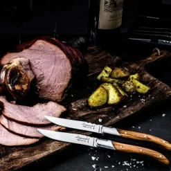 Grillknive Laguiole Oliventræ - Sæt med 6 stk. SdV