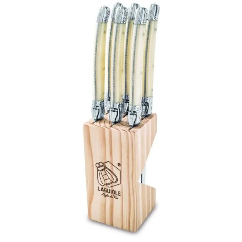 Grillknive Laguiole Perle SÆT 6 SdV