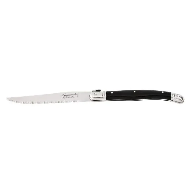 Grillknive Laguiole Sort SÆT 6 SdV