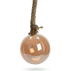 HAAHR & CO Reb med Glaskugle Ø15 cm Amber