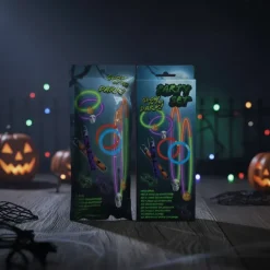Halloween party pakke med selvlysende sæt
