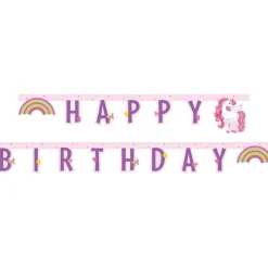"happy birthday" enhjørning banner