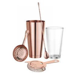 Hawthorne-strainer rustfrit stål kobberbelægning