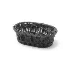 Hendi Brødkurv Oval Sort Plast 1 stk