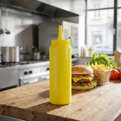 Hendi Dresseringflaske Gul Plast 350ml
