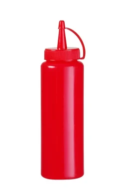 Hendi Dressingflaske Rød Plast 200ml