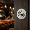 Hendi Dørskilt Privat Rustfrit Stål