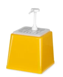 Hendi Sovsedispenser med Pumpe Gul Plast 2L