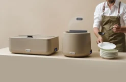 Hendi UNIQ Chafing Dish Beige Glaslåg 8L