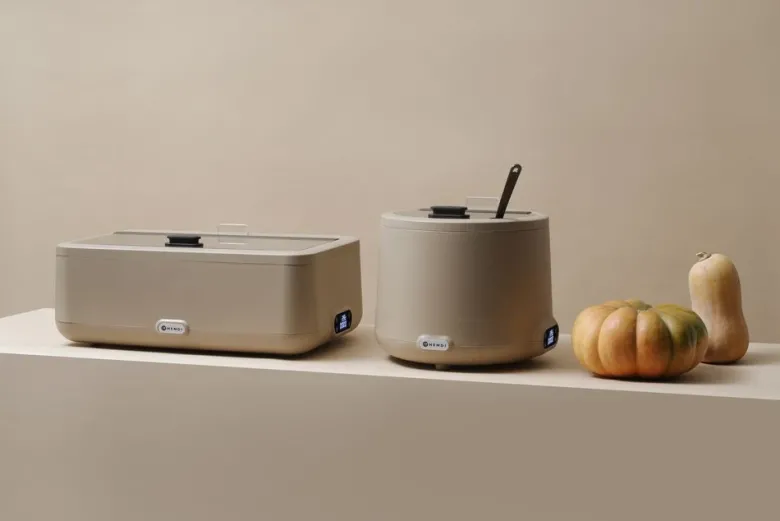 Hendi UNIQ Chafing Dish Beige Glaslåg 8L