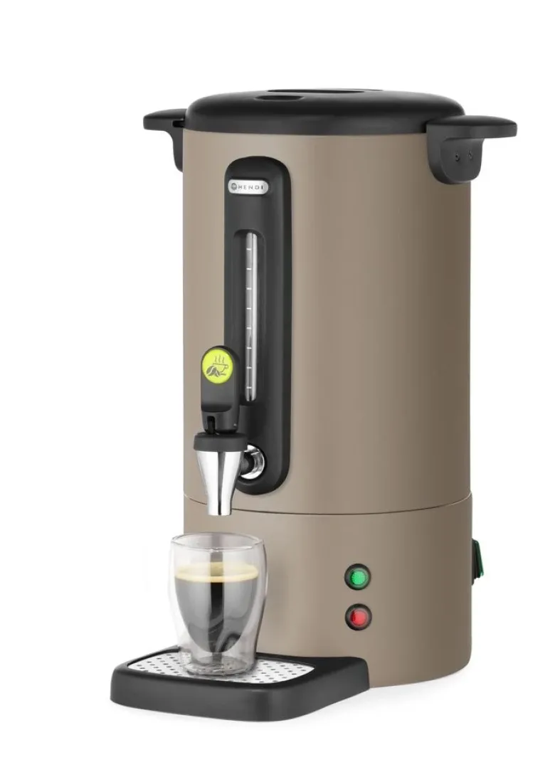 Hendi UNIQ Perkolator Kaffemaskine Taupe Plast og Metal 7L
