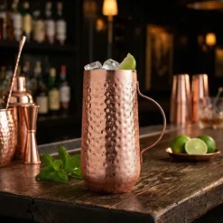 Højt Moscow Mule hammered krus Kobber