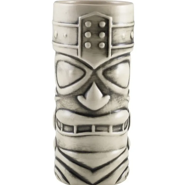 Hvid Tiki Krus 40cl - Genware