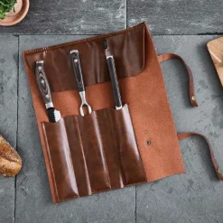 Hâws Santo BBQ sæt 3 dele med læderetui