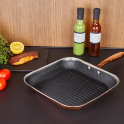 Hâws Santo Grillpande 28 cm med hybridbelægning – Rose Gold