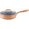 Hâws Santo Sauterpande 24 cm med låg og hybridbelægning – Rose Gold
