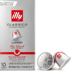 Illy Nespresso Classico Lungo Kapsler 10 stk.