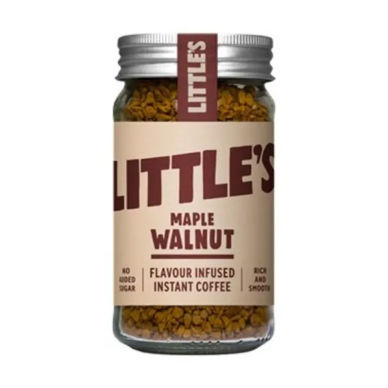 Instant Kaffe m ahorn & valnøddesmag 50g Littles