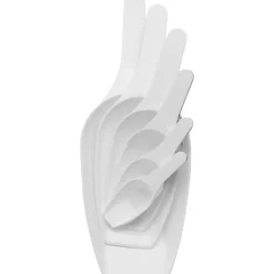Isskovl 25 cl hvid plast