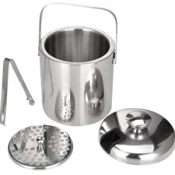 Isspand i rustfrit stål 1300 ml - Sølv