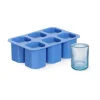 Isterningebakke 6 is-shot glas silikone