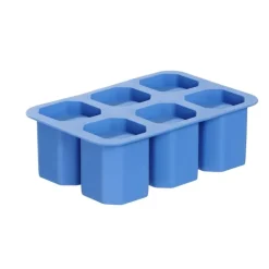 Isterningebakke 6 is-shot glas silikone